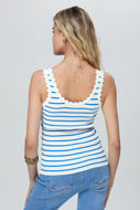 Picture of FS Scalop E. Stripes Top