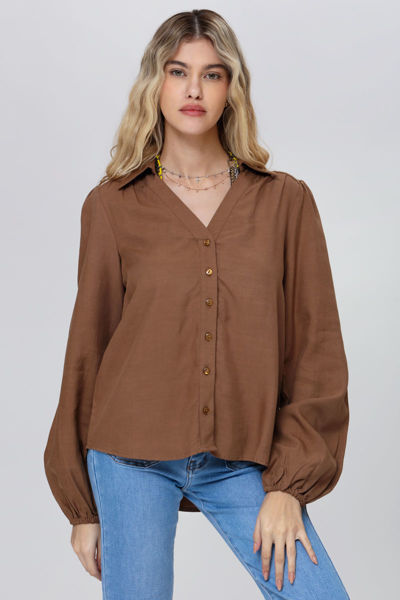 Picture of Seam Det Puff Slv Shirt