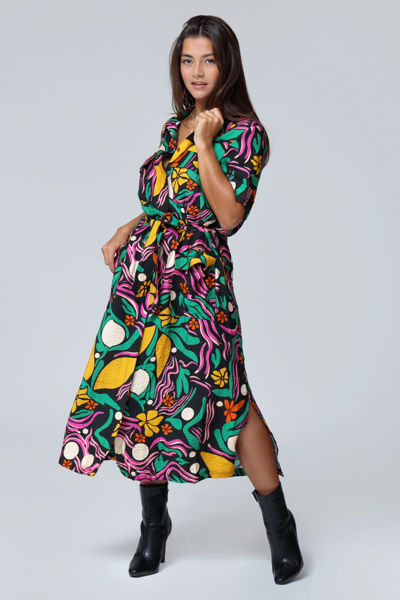 Picture of FS Button Frt Dress