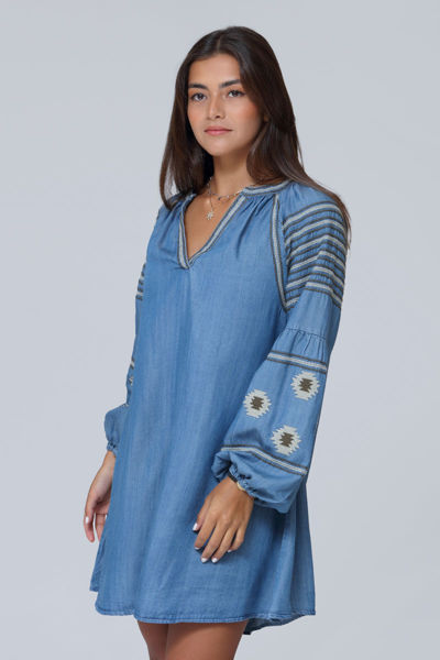 Picture of FS AZTEC EMB.  DRESS