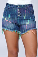 Picture of FS Fringe Hem M Stripes Sh