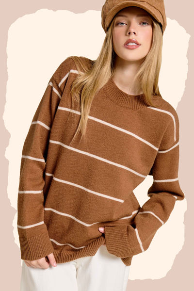 Picture of Loose Fit Stripe Sweater