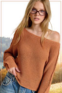 Picture of Boat Neck Off Sweater