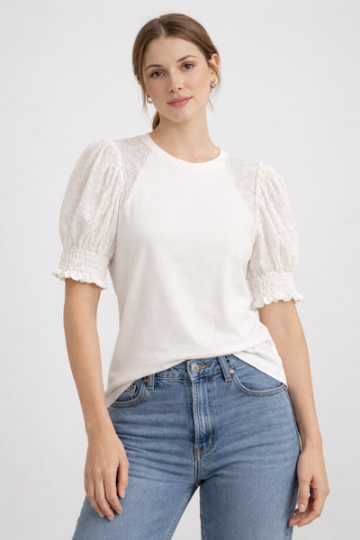 Picture of Lace Slv Knit Top